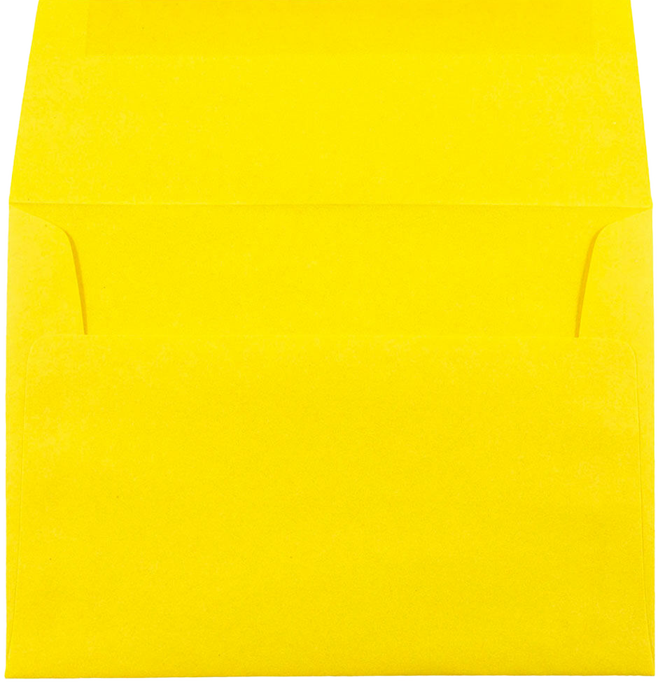 Yellow 24lb A6 Invitation Envelopes (4 3/4 x 6 1/2)