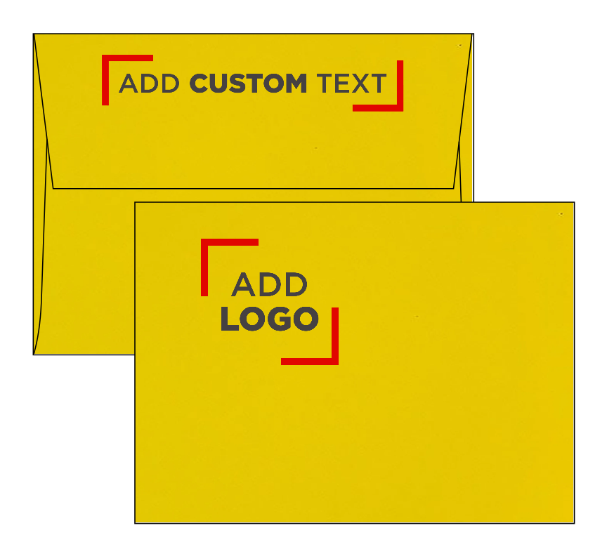 Yellow 24lb A6 Invitation Envelopes (4 3/4 x 6 1/2)