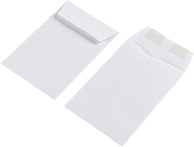 White 24lb #4 Coin Envelopes (3 x 4 1/2)
