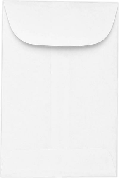 White 24lb #5 1/2 Coin Envelopes (3 1/8 x 5 1/2)