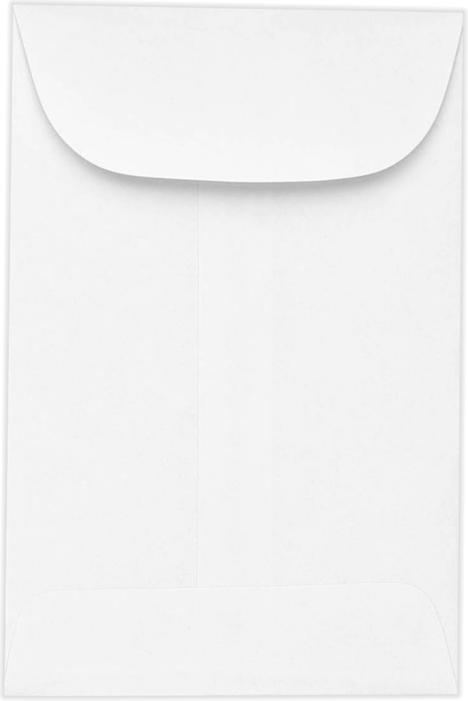 White 24lb #5 1/2 Coin Envelopes (3 1/8 x 5 1/2)