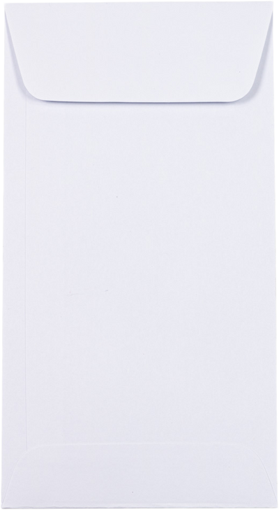 White 28lb #7 Coin Envelopes (3 1/2 x 6 1/2)