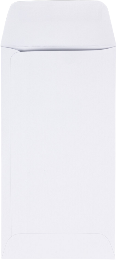 White 28lb #7 Coin Envelopes (3 1/2 x 6 1/2)