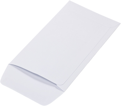 White 28lb #7 Coin Envelopes (3 1/2 x 6 1/2)