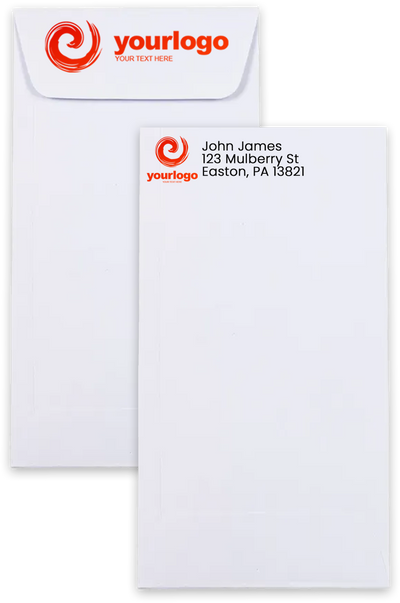White 28lb #7 Coin Envelopes (3 1/2 x 6 1/2)