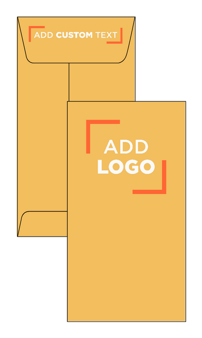 Brown Kraft 28lb #7 Coin Envelopes (3 1/2 x 6 1/2)