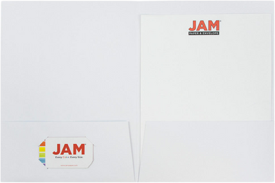 White Linen 9 x 12 Folders
