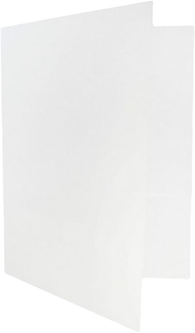 White Linen 9 x 12 Folders