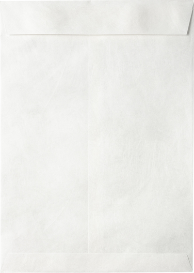 White Tyvek 14lb 7 1/2 x 10 1/2 Open End Envelopes with Peel & Seal