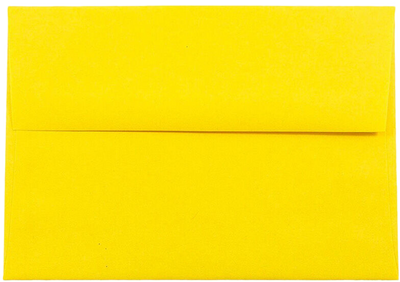 Yellow 24lb A7 Invitation Envelopes (5 1/4 x 7 1/4)