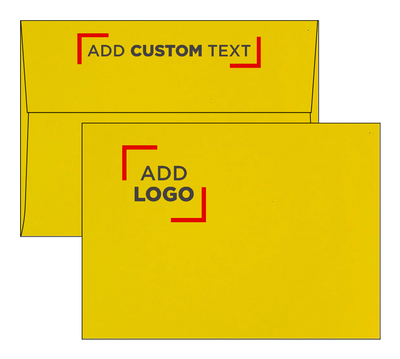 Yellow 24lb A7 Invitation Envelopes (5 1/4 x 7 1/4)