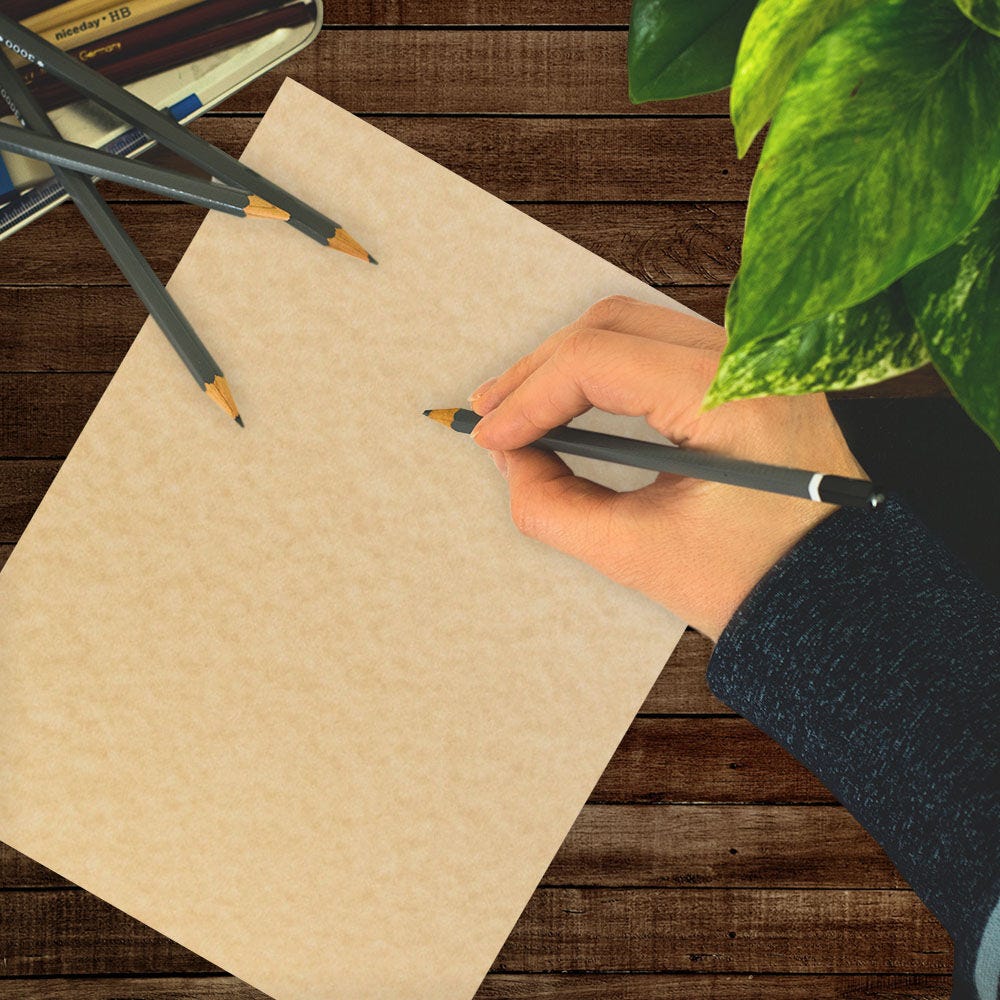 Brown Parchment 24lb 8 1/2 x 11 Paper