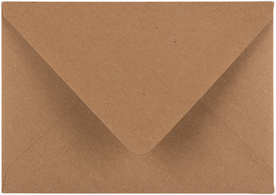 Grocery Bag 28lb A7 Contour Flap Envelopes (5 1/4 x 7 1/4)