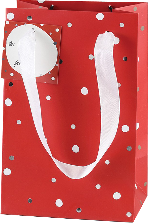 Be Merry Kraft Christmas Gift Bags - 2 Pack