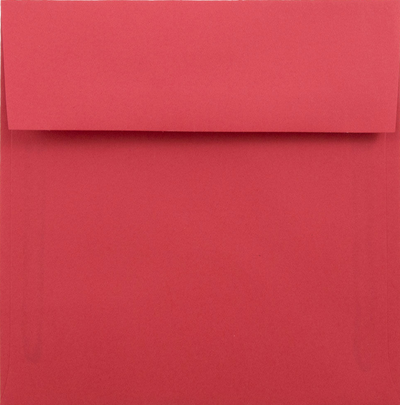 Red 24lb 6 x 6 Square Envelopes