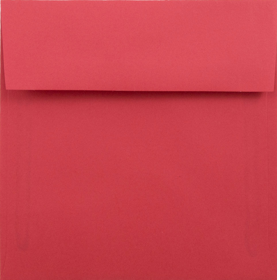 Red 24lb 6 x 6 Square Envelopes