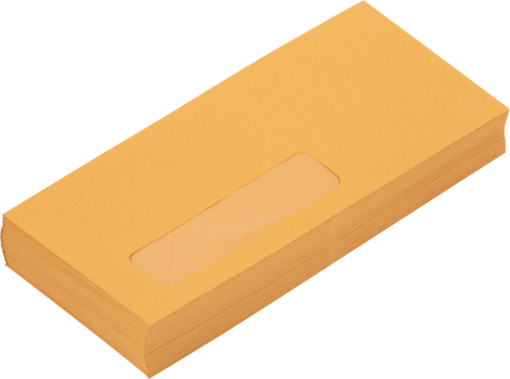 Brown Kraft 24lb #10 Window Envelopes (4 1/8 x 9 1/2)