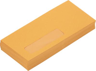 Brown Kraft 24lb #10 Window Envelopes (4 1/8 x 9 1/2)