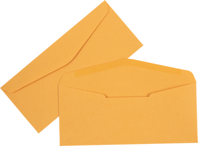 Brown Kraft 24lb #10 Window Envelopes (4 1/8 x 9 1/2)