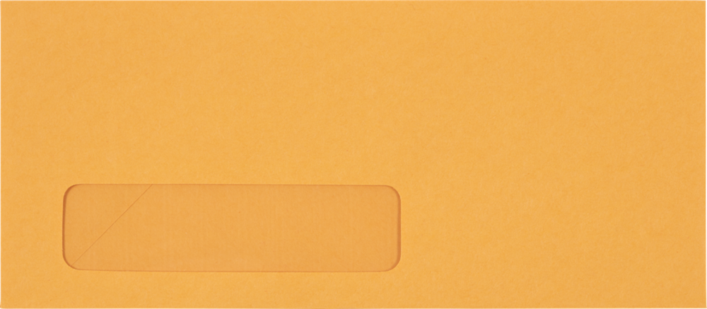 Brown Kraft 24lb #10 Window Envelopes (4 1/8 x 9 1/2)