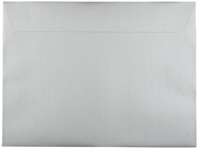 Silver Metallic 32lb 9 x 12 Booklet Envelopes