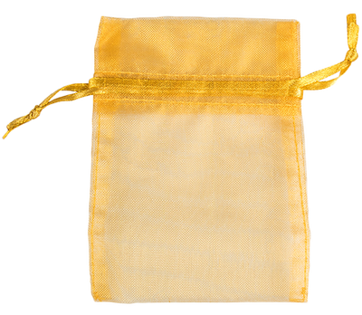 Gold Small Sheer Bags (4 x 5 1/2)