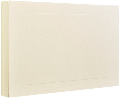 Ivory 80lb A7 Panel Blank Note Cards (5 1/8 x 7)