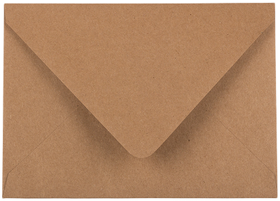Grocery Bag 28lb A6 Contour Envelopes (4 3/4 x 6 1/2)
