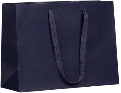 Navy Blue Kraft Recycled X-Large Matte Heavy Duty Gift Bags (16 x 12 x 6)