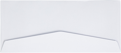 White with Security Tint 24lb #10 Bottom Reverse Flap Window Envelopes (4 1/8 x 9 1/2)