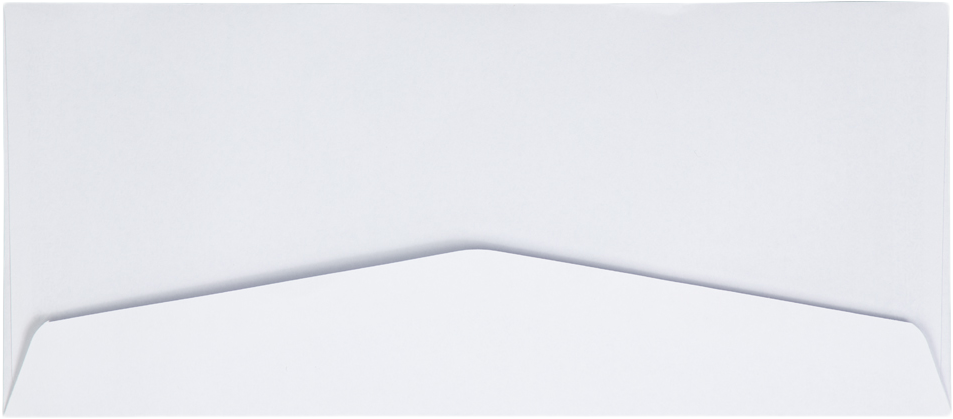 White with Security Tint 24lb #10 Bottom Reverse Flap Window Envelopes (4 1/8 x 9 1/2)