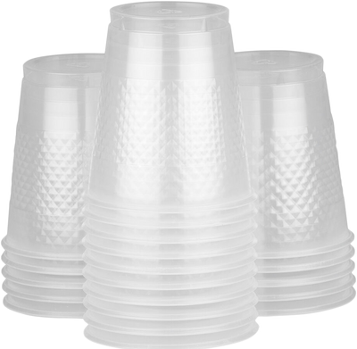 Clear 12oz Plastic Cups - 20 Pack