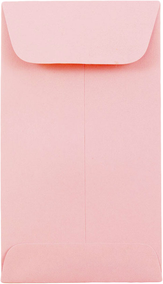 Baby Candy Pink 32lb #6 Coin Envelopes (3 3/8 x 6)