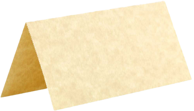 Natural Parchment 3 3/4 x 1 3/4 Printable Place Cards