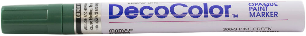 Pine Green Broad Line Opaque Paint Marker