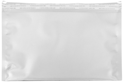 Silver Foil 32lb 6 1/8 x 9 1/2 Booklet Envelopes with Peel & Seal