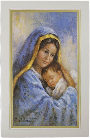 Virgin Mary A8 size Christmas Cards - 10 Pack