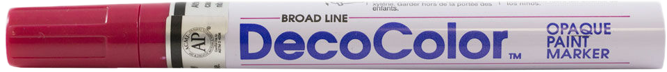 Crimson Lake Broad Line Opaque Paint Marker