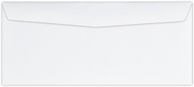 White with Security Tint 24lb #9 Regular Double Window Envelopes (3 7/8 x 8 7/8)