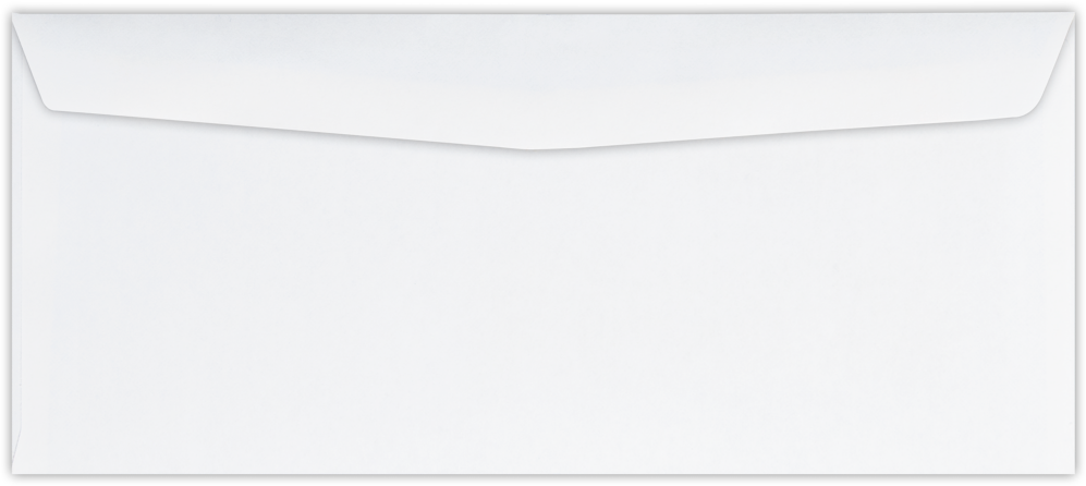 White with Security Tint 24lb #9 Regular Double Window Envelopes (3 7/8 x 8 7/8)