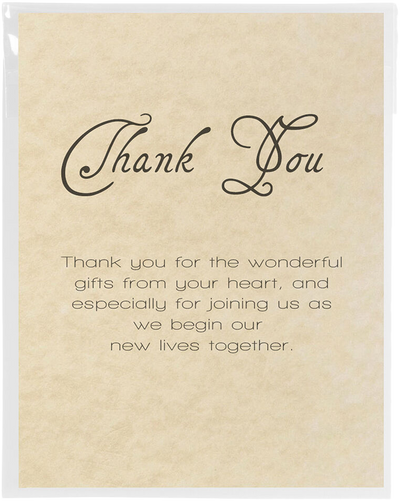 Clear 1.6mil A2 Invitation Envelopes (4 5/8 x 5 7/8) with Peel & Seal
