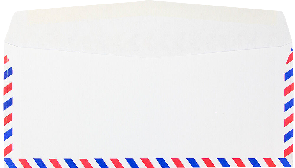 Airmail 20lb #10 Regular Envelopes (4 1/8 x 9 1/2)