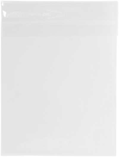 Clear 1.6mil A6 Invitation Envelopes (4 3/4 x 6 1/2) with Peel & Seal