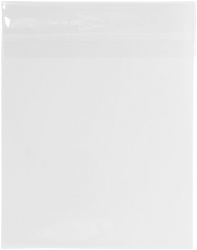 Clear 1.6mil 6 7/16 x 8 1/4 Cello Envelopes with Peel & Seal
