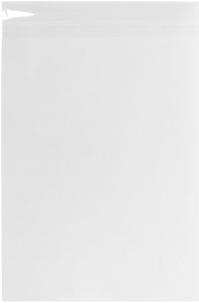 Clear 1.6mil 5 3/4 x 8 3/4 Cello Envelopes with Peel & Seal