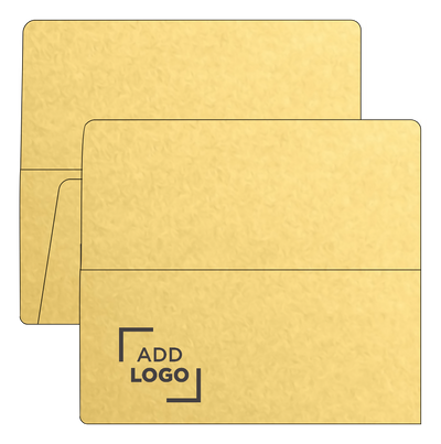 Gold Metallic 32lb Boarding Pass Envelopes (3 7/8 x 8 1/2)