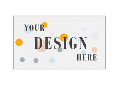 Glossy White 120lb 2 x 3 1/2 Flat Business Cards