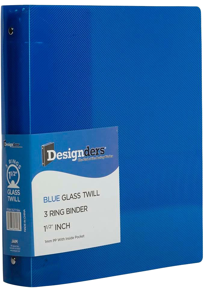 Assorted Heavy Duty Primary Folders and 1 1/2 Inch Binders