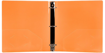 Assorted Glossy Primary Folders and 2 Inch Binders
