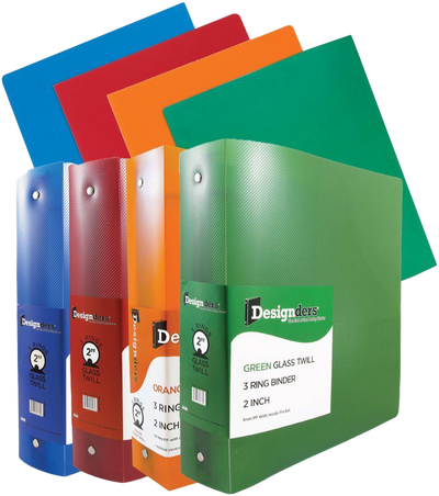 Assorted Heavy Duty Primary Folders and 2 Inch Binders